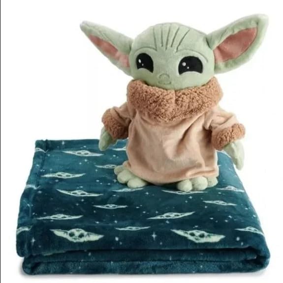 Mandalorian The Child Character Pillow and Throw Blanket (The Child)