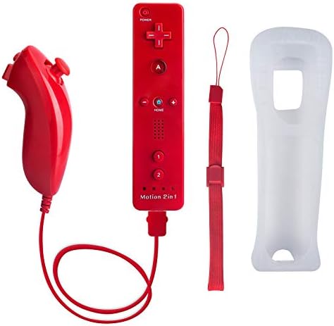 TechKen Remote Controller with Built in Motion Plus and Nunchuk, Compatible with Wii and Wii U. Right for All Wii Games — 사진 7