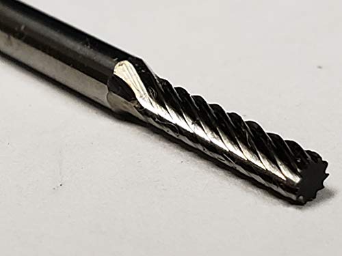 Fresa cilíndrica de carburo sólido, corte simple, forma A miniatura 2