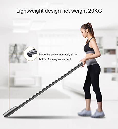 Image of Folding Treadmills Foldable Electric Treadmill Home Small Ultra-Thin Silent Walking Hine Led Display, 1-6Km /H, with Remote Control