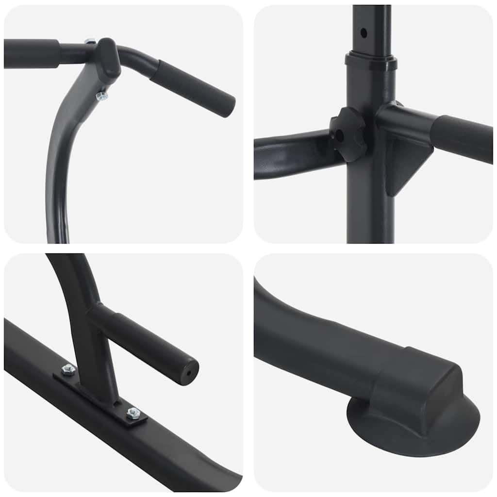 Power Tower Dip Station Höhenverstellbar 102 x 95 x 210 cm - Klimmzugstange Kraftstation für Home Gym Ganzkörpertraining