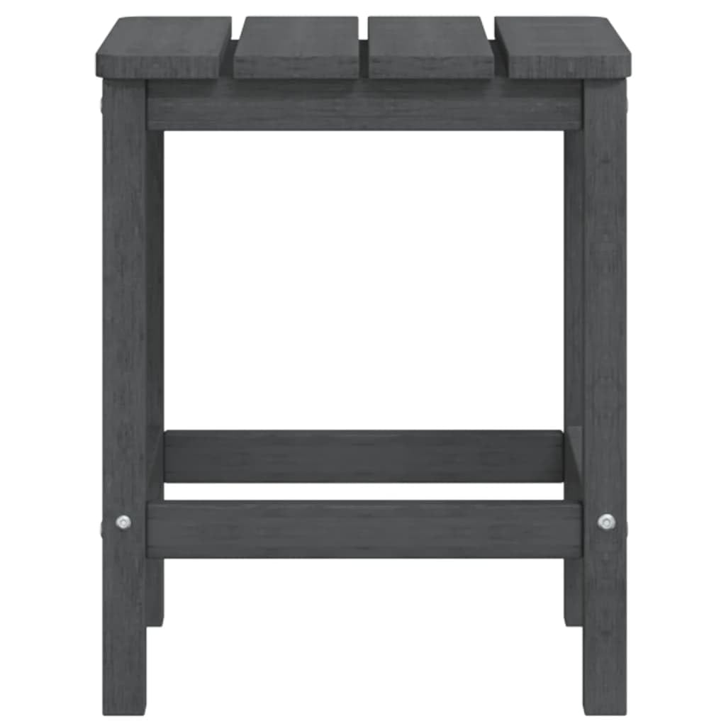 Adirondack Stolik ogrodowy HDPE na taras, 38 x 38 x 46 cm, minimalistyczny design do relaksu w pomieszczeniach mieszkalnych na świeżym powietrzu