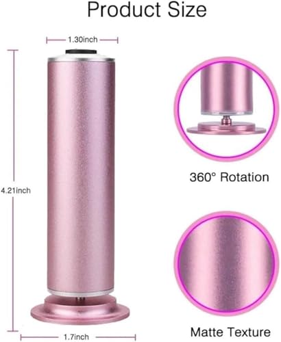 Removedor Eléctrico de Callos para Pies, Removedor Eléctrico de Callos con Regulador de Velocidad y 60 Discos de Lijado, Dermave Foot Grinde para Hombres y Mujeres, Gris miniatura 7