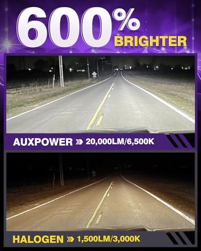 image for Auxpower 2024 H4/9003 Bulbs, X4 Series 20000lm 600% Brighter 70W High 
