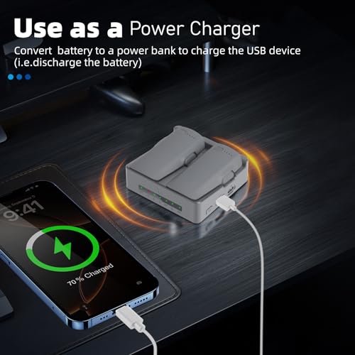 Hub de charge bidirectionnel compatible DJI Neo 2 chargeur batterie parallèle USB