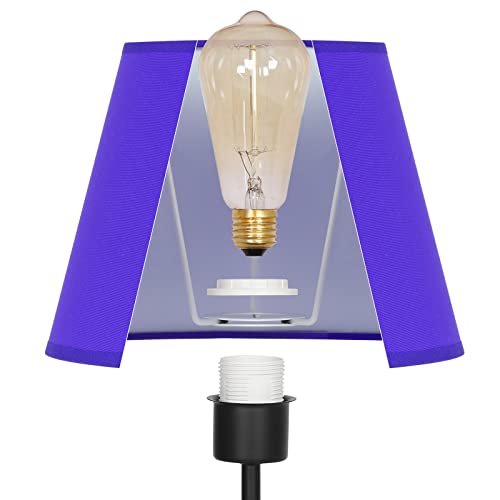 Js Nova Juns Bedside Lamps With Usb Ports, Table Lamps With Purple Fabric Shade Set Of 2, Nightstand Lamps For Bedroom Living Room Study Room Office #TOP5