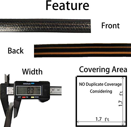 Wicker Repair Kit, Synthetic Embossing Rattan Fix Material Supplies Vinyl Plastic Waterproof Flat Ribbon for Garden Patio Furniture and Rattan Chair Sofa Basket Replacement-120Ft Gradiant Coffe