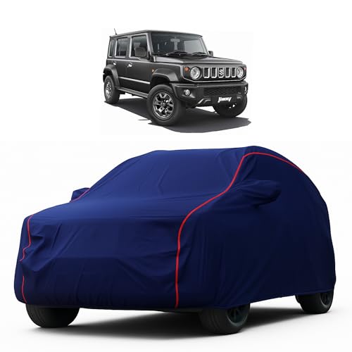 Image of Heavy-Duty Car Cover for Compatible with Maruti Jimny (2023 to 2025 All Models) Deluxe Car Protection Cover - Waterproof & UV-Resistant All-Season Exterior Protection
