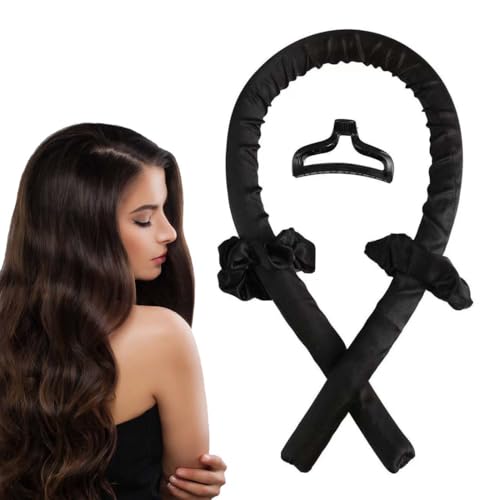 Set di 4 pezzi Set arricciacapelli in raso senza calore,bigodino, fascia per capelli corti e lunghi, per capelli corti e lunghi, senza calore, per capelli senza calore
