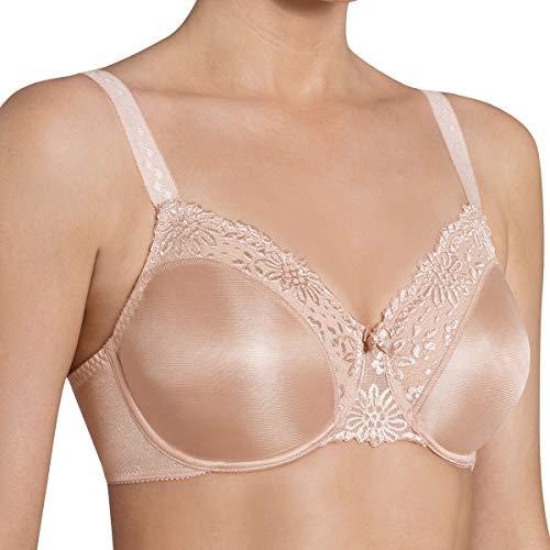 Triumph Damen Minimizer-BH Ladyform Soft W X mit Bügel ohne Polsterung Verstellbare Träger 85D Smooth Skin