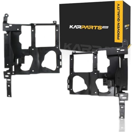 KarParts360 For Chevy Silverado 1500/2500 HD Headlight Bracket 2001 2002 Driver and Passenger Side Pair/Set | Support | Fits 2007 Classic | GM1221121 GM1221122 | 15798919 15798920