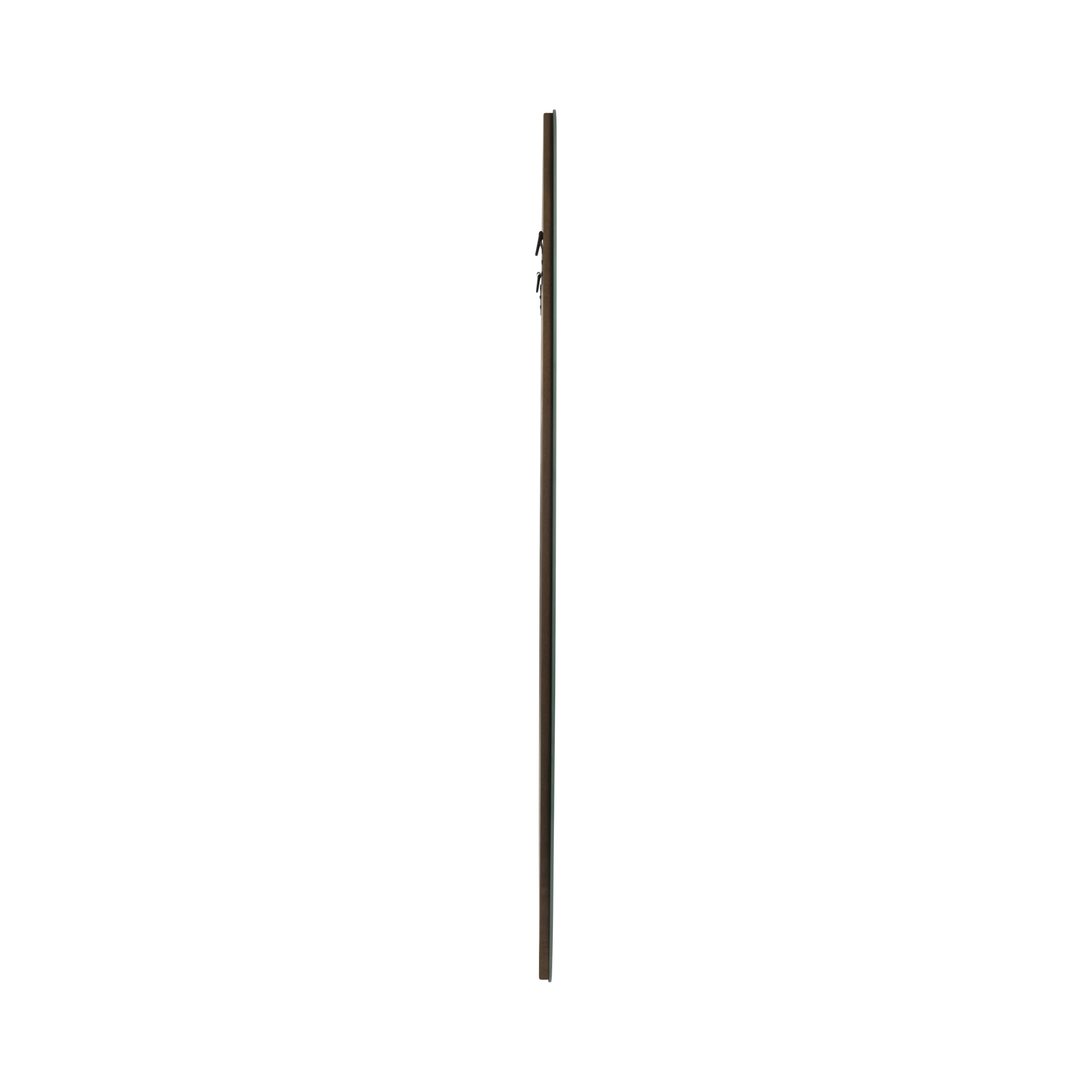 VIDISpecchio Elegante da Parete Asimmetrico | Decorativo Ovale 95 x 55 cm | Design Asimmetrico da Appendere | Specchio Moderno da Parete