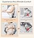 Pregnancy Pillows for Sleeping, Memory Foam Maternity Pillow Support for Back Belly HIPS, Adjustable Travel Wedge Pillow for Pregnant Women, Side Sleeping Pregnant Pillows with Velvet Cover