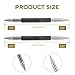 Grevosea 2 Pieces Spring Nail Set, Nail Set Tool and Hinge Pin Tool Dual Head Nail Setter Hammerless 1/8 1/16 and 1/32 Inch Spring Pin Punch Nail 3500 Psi Striking Force Door Pin Siding Removal Tool