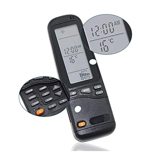 Mando a distancia para aire acondicionado, color negro, de repuesto, mando a distancia para Airwell Electra RC-3 RC-4 RC-7 WMZ 12ST