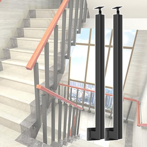 Kit garde-corps intérieur fer noir pour sécuriser un escalier étroit sans perdre de place - 2