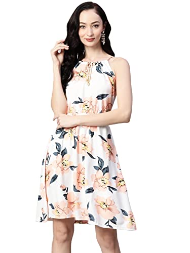 Image of arriva fab Women's Knitted Polyster Printed Dress