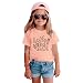 GLIGLITTR Girls Boys Back to School Shirt First 2nd Third Fourth Grade Tshirt First Day of School Outfit Kids Summer Tee Tops(Apricot Pink,1st Grade,7-8X)