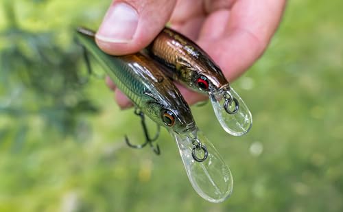 Foto von Savage Gear Gravity Twitch SR - Premium Süßwasser Raubfischköder für Angler, Magnetisches Weitwurfsystem, Darten und Kicken Action für Barsch, Hecht, Forelle, Barsch, Rapfen & Lachs Perch6,7 cm