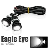 lampara led ojo de aguila [Buena función impermeable] La pared impermeable y sísmica está llena de pegamento hermético, que tiene una rápida disipación del calor y una fuerte resistencia a la corrosión.