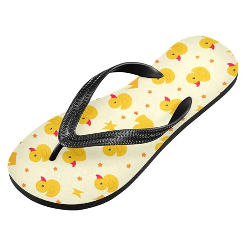 Burbuja Cute Rubber Ducks Flip Flops for Women Men, Soft Thong Sandals Rubber Slippers for Pool Beach Essentials2