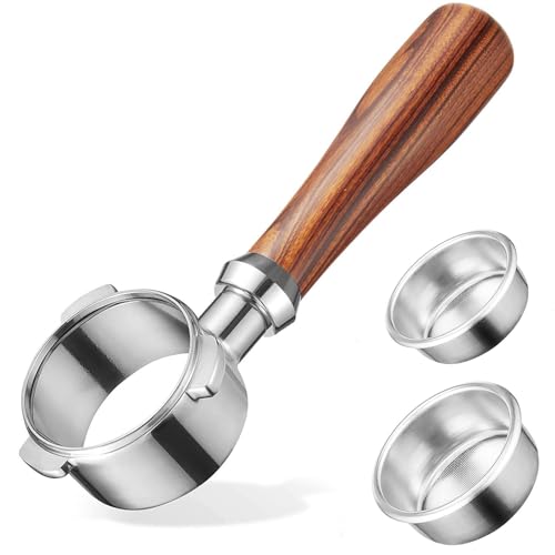 Porte-Filtre Bottomless (Sans Fond) 3 Oreilles + Anneau De Dosage Pour Breville Barista Max