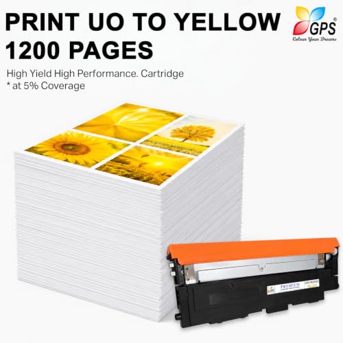Image of GPS 119A W2092A Yellow Toner Cartridge Compatible for HP Color Laser 150a, 150nw, MFP 178nw, 179fnw | Yellow | Yield: 700 Pages