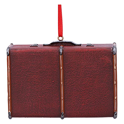 Nemesis Now Officially Licensed Harry Potter Hogwarts Suitcase Trunk Hanging Ornament, Brown, 8.5cm - Image 4