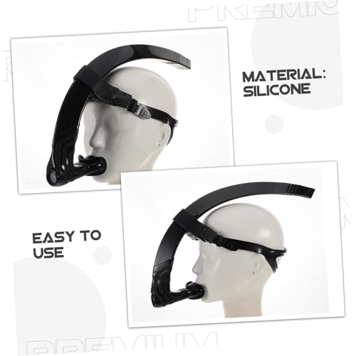 Respirador Ajustable de Silicona Semi Seco para Natación miniatura 3