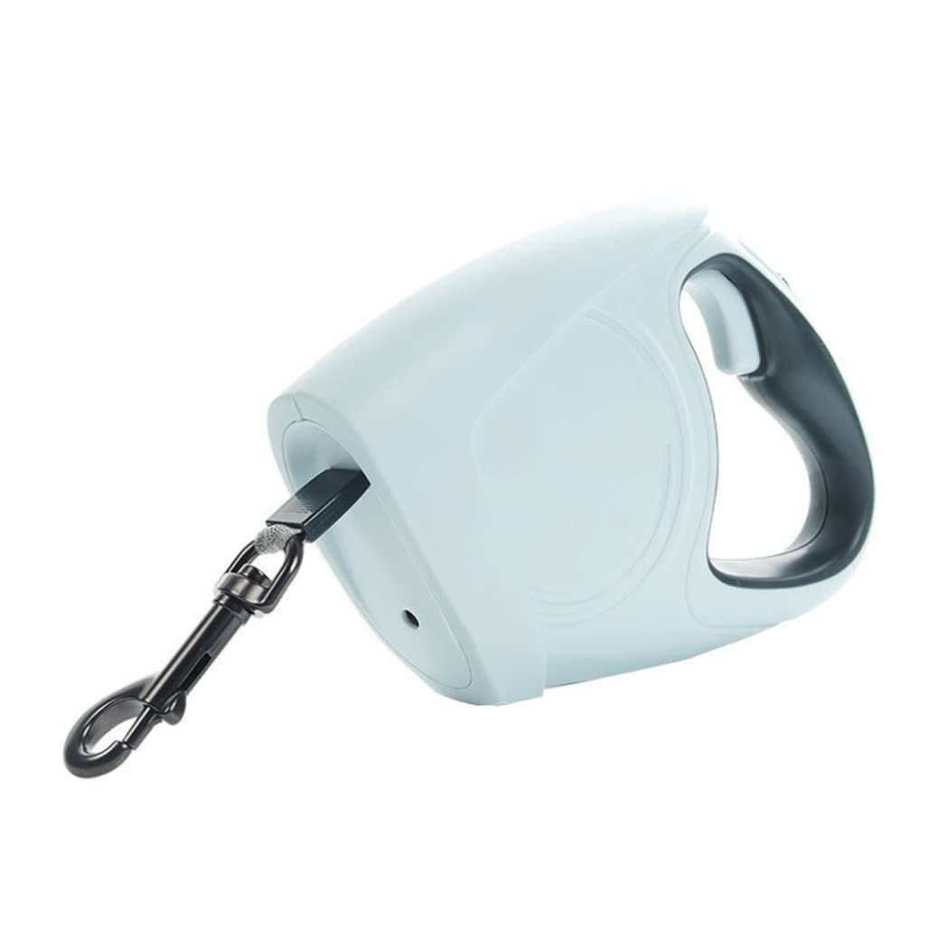 Correa Extensible para Perros, Correa retráctil Fuerte para Perros para Caminar, Correr, Entrenar, se extiende hasta 5 m con Verde Claro