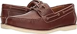 Vionic Men's Spring Lloyd Boat Shoe - Slip-on with Concealed Orthotic Arch Support Brown 8 M US