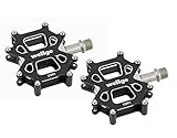 Cr-Mo-Achse 9/16? Wellgo C091 Alu Fahrradpedale BMX MTB Pedale 9/16 schwarz