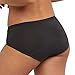 Hanes Womens Comfort, Period. Underwear, Moderate Leaks Protection, Washable Panties, 3-pack Hipster, Warm Steel, Peppercorn Grey, Black, 8 US