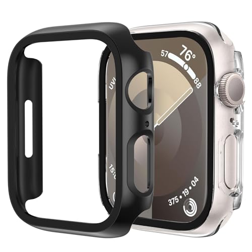 2 Pack Hard PC Bumper Case for Apple Watch SE 3/SE 2nd Gen/Series 6/5/4 40mm, Ultra-Thin Protective Cover Frame [NO Screen Protector] for iWatch Accessories 40 mm