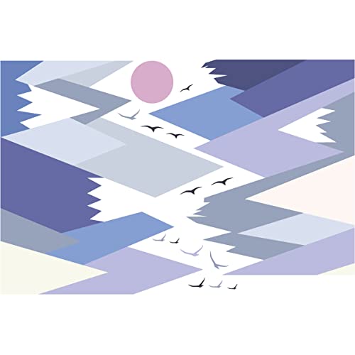 Stickers enfant montagnes scandinaves pour créer une chambre bébé cocooning