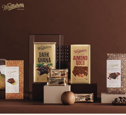 Whittaker's Classic Block, Crafting New Zealand’s finest chocolate since 1896, Imported from New Zealand (Pack of 3, Berry & Biscuit, 33% COCOA • 5 ROLL REFINED, 250G)