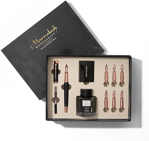 Ellington Pens Luxury Calligraphy Set - Premium Fountain Pen with...
