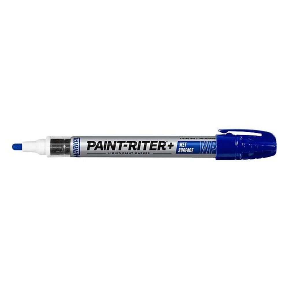 Markal Pro-​Line WP - Pennarelli per vernice a superficie bagnata, confezione da 12, colore: Blu