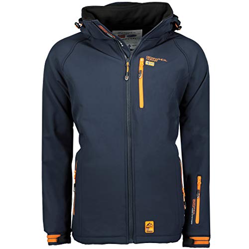 Geographical Norway Ritchoneama_Men Softshell Hombre, Azul Marino, M