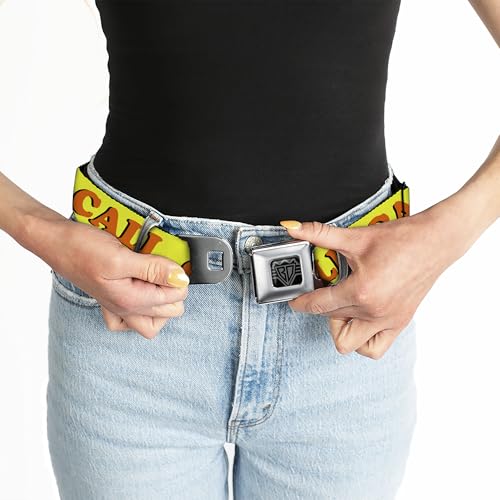 Cinturón de asiento California Buckle-Down unisex ajustable 38cm 5
