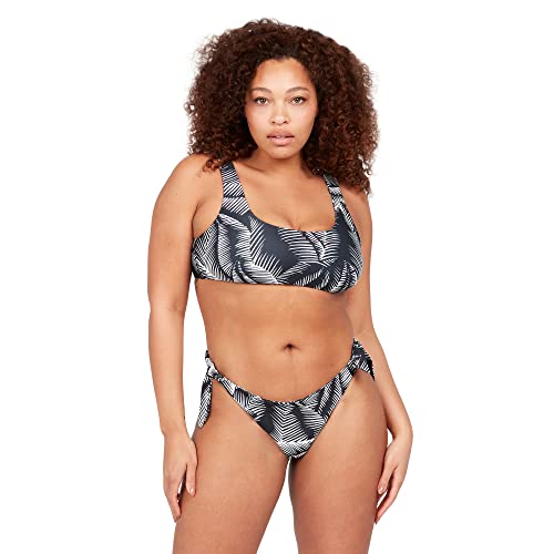 Bas de bikini Volcom noir à nouer pour vos journées farniente à la plage