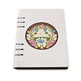 妖怪ウォッチ ノート システム手帳 メモ帳 ルーズリーフ 6穴 A5サイズ 90枚収容 PUレザー バインダーノート ビジネス手帳 差し替え可 文房具 プレゼント