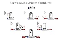 EUFAB 11569 Fahrradträger CROW BASIC, E-Bike geeignet, teilweise vormontiert, für 2 Fahrräder, für Anhängerkupplung, Schwarz – Ansicht 6
