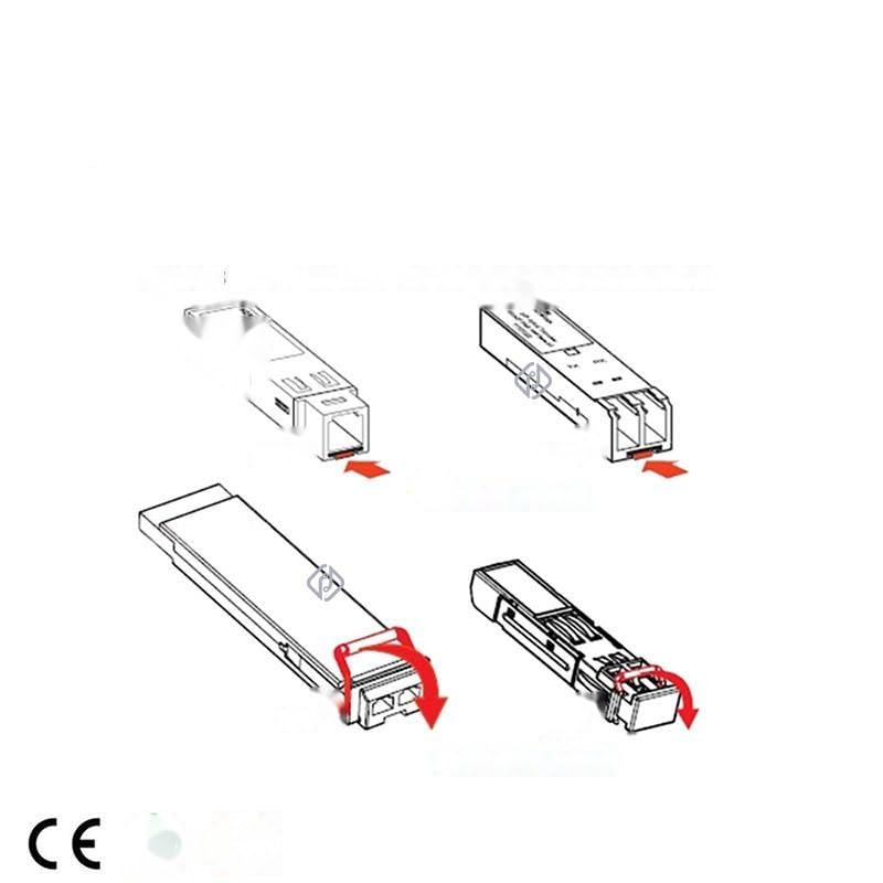 3HE00028CA SFP-GIGE-LX-LC 6/6 DDM 1.25G-20KM Ricetrasmettitore del modulo ottico monomodale della fibra LC di SFP