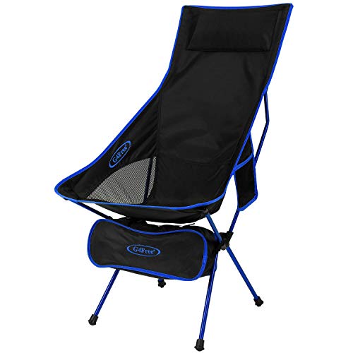G4Free Lightweight Portable Chair Outdoor Folding Backpacking Camping Lounge Chairs for Sports Picnic