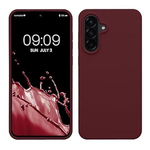 kwmobile telefoonhoesje compatibel met Samsung Galaxy A56 5G hoesje - Zachte case voor smartphone - Back cover in bordeaux-violet