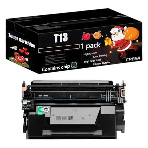 Compatible for Canon T13 Toner Cartridge Work for Canon i-sensys X 1400 1440i 1440iF 1440P 1440Pr 1440 Series imageCLASS X MF Printers (1 Pack Black)
