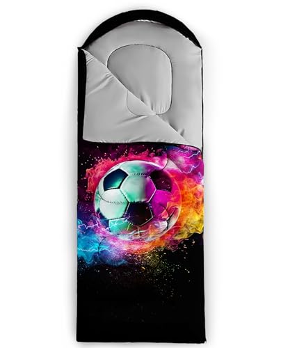 Image of QOOMO Camping Sleeping Bags,3 Season Warm & Cool Weather,Lightweight,Waterproof Sleeping Bags for Adults & Kids,Traveling,and Outdoors,Camping Gear Equipment