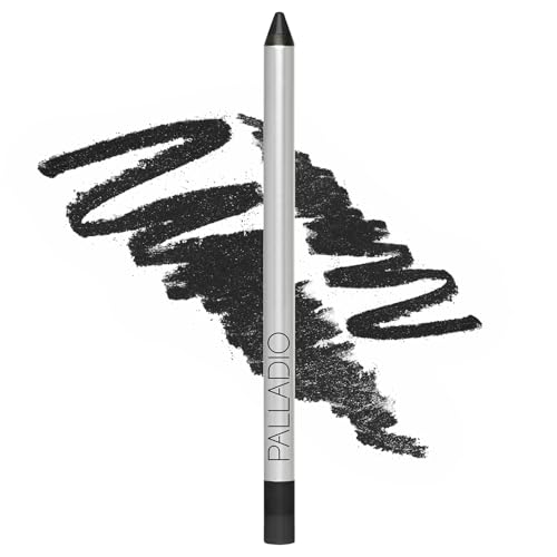Palladio Precision Eyeliner, Silicone Based, Rich Pigment, Gentle Application, Dramatic Smoky Effect To Soft Everyday Wear, Sensitive Eyelids, Sets Itself, Can Be Sharpened, Black Onyx