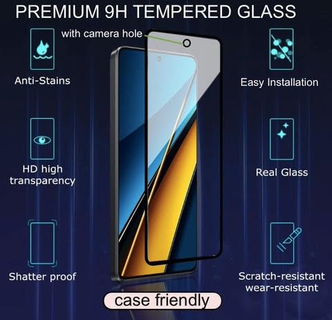 Image of Tempered Glass for Oppo Reno 14 - 9H Hardness, Edge-to-Edge Protection, HD Clear, Anti-Scratch, Bubble-Free, Case Friendly Screen Protector